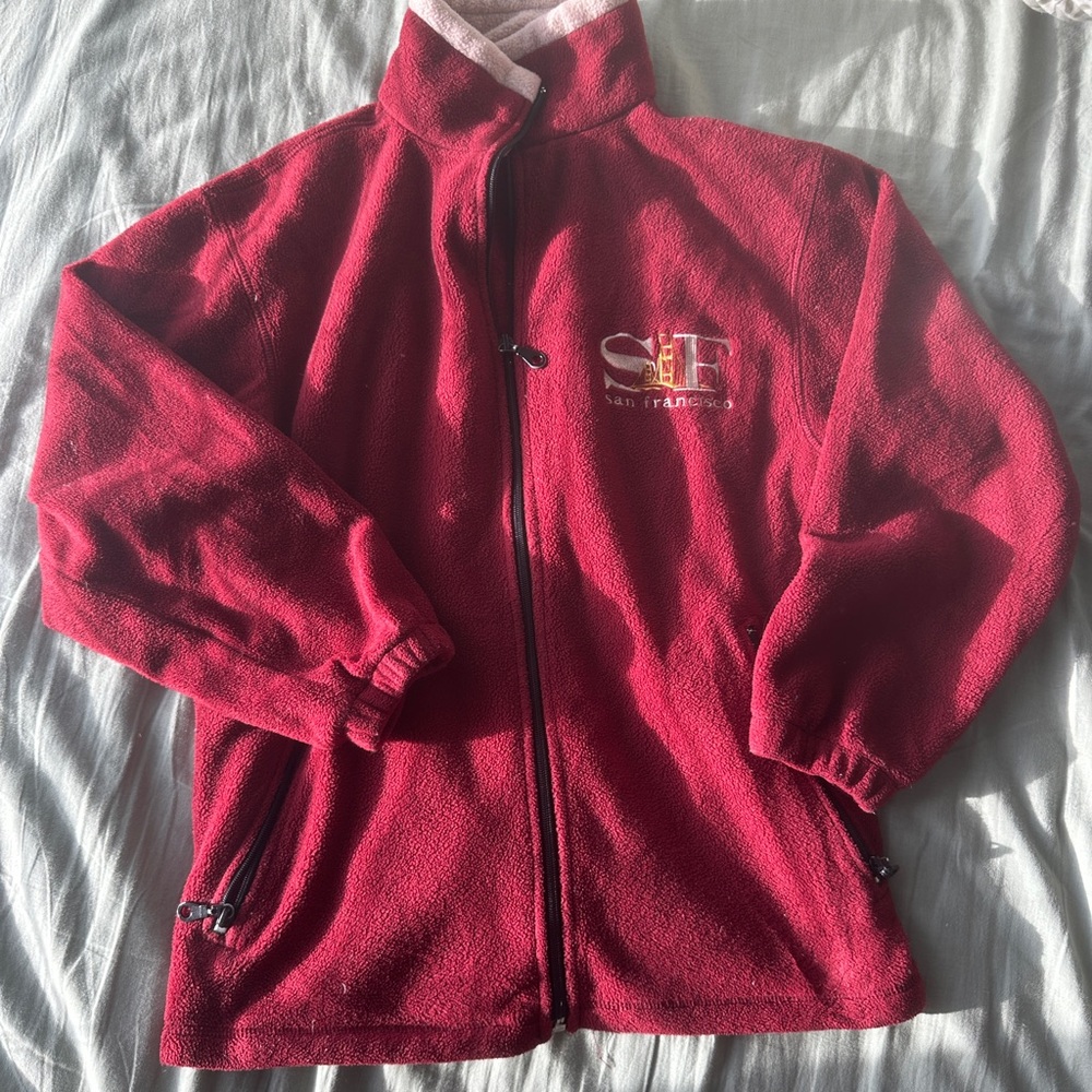 Red SF Fleece - Picture 2 of 7